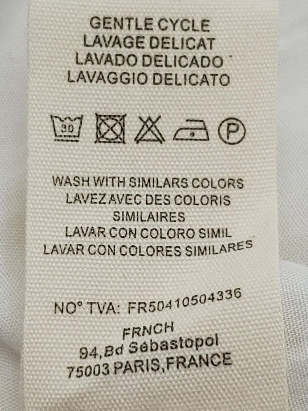 FRNCH Cylia Patterned Artsy Picnic Maxi Cotton Dress Size Medium - Picture 12 of 13